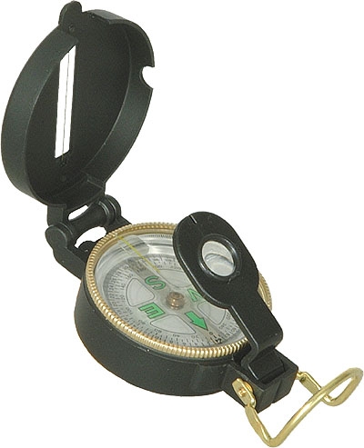 US Kompass Metall Gehäuse Schwarz